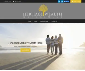 Heritagewealthmanagementgroup.com(Heritage Wealth Management Group) Screenshot