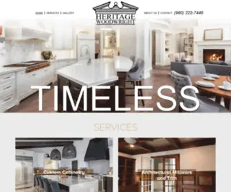 Heritagewoodwright.com(Our workshop) Screenshot