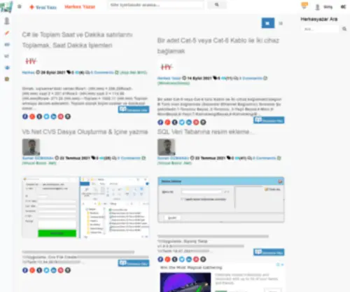 Herkesyazar.net(Teknoloji) Screenshot