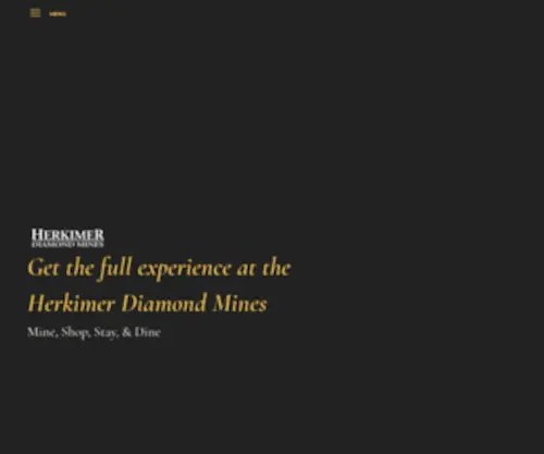 Herkimerdiamond.com(Herkimer Diamonds) Screenshot
