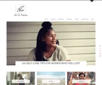 Herlifeonpurpose.com(A Wellness &amp; Lifestyle Blog For Women By) Screenshot