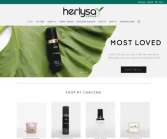 Herlysa.com(Herlysa Vegan) Screenshot