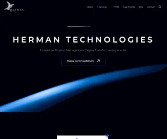 Herman-Technologies.com(Product at Scale) Screenshot