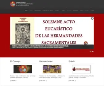 Hermandades-DE-Sevilla.org(Consejo General de Hermandades y Cofradías de la Ciudad de Sevilla) Screenshot