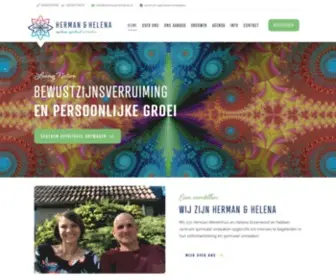 Hermanenhelena.nl(Centrum spiritueel ontwaken) Screenshot