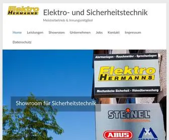 Hermanns-Elektro.de(Meisterbetrieb & Innungsmitglied) Screenshot