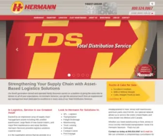 Hermanntds.com(Total Distribution Services) Screenshot