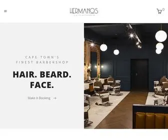 Hermanos.co.za(Cape Town's Finest Barbershop) Screenshot