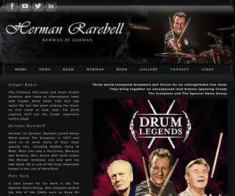 Hermanrarebell.com(Herman Rarebell Official Website) Screenshot