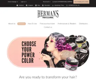 Hermanshaircolor.com(Herman's Amazing) Screenshot