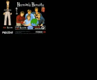 Hermanshermits.com(The Official Herman’s Hermits) Screenshot