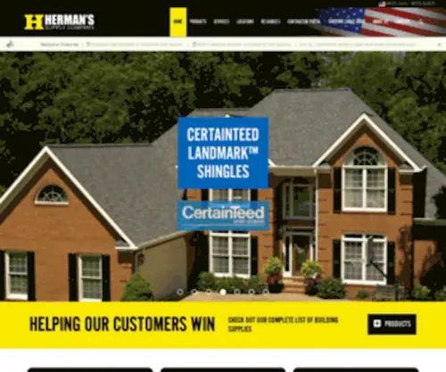 Hermanssupply.com(Herman's Supply Company) Screenshot