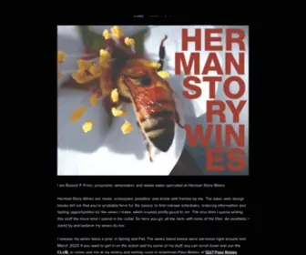 Hermanstorywines.com(Herman Story Wines) Screenshot
