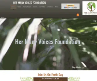 Hermanyvoices.org(Her Many Voices Foundation) Screenshot