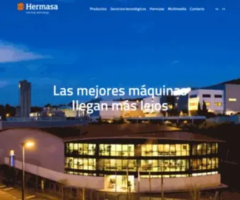 Hermasa.com(Diseño y fabricación de maquinaria para la conserva) Screenshot