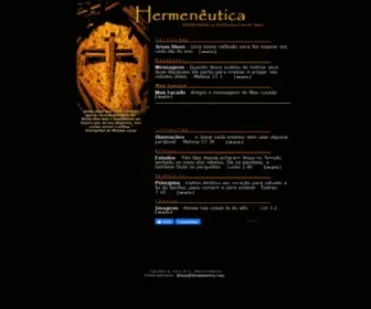 Hermeneutica.com(Início) Screenshot