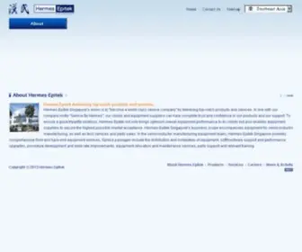 Hermes-Epitek.com.sg(Semiconductor manufacturing and FPD manufacturing equipment) Screenshot