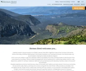 Hermeshotel.com.gr(Hermes Delphi Hotel) Screenshot