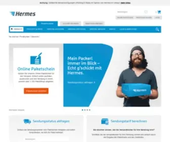 Hermespaketshop.at(Pakete versenden) Screenshot