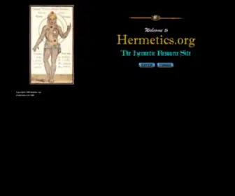 Hermetics.org(Hermetics Resource Site) Screenshot