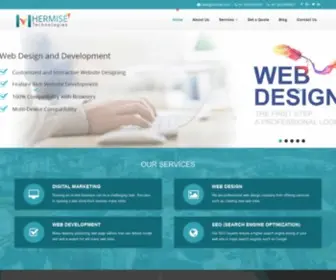 Hermise.com(Web Designing Company in Chennai) Screenshot