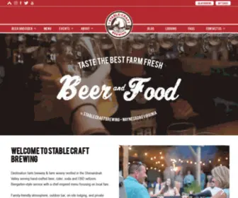 Hermitagehillfarm.com(Stable Craft Brewing) Screenshot