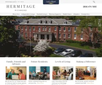Hermitagerichmond.org(Hermitage Richmond CCRC) Screenshot