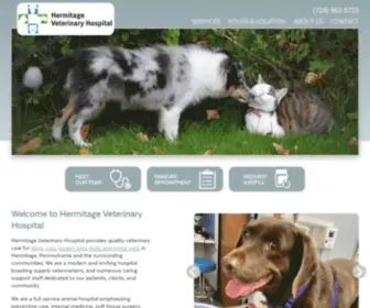 Hermitageveterinaryhospital.com(Hermitage Veterinary Hospital) Screenshot