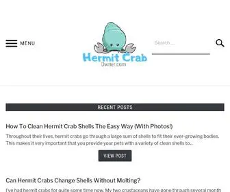 Hermitcrabowner.com(How to Raise Hermit Crabs) Screenshot