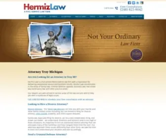 Hermizlaw.com(Hermiz Law) Screenshot