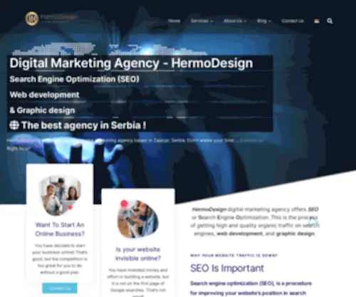Hermodesign.com(Digital Marketing Agency) Screenshot