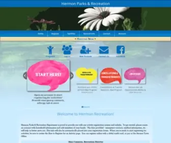 Hermonrec.com(Hermon Parks & Recreation) Screenshot