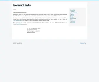 Hernadi.info(Erste Seite) Screenshot