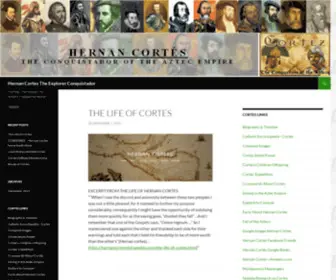 Hernan-Cortes.com(Hernan Cortes The Explorer Conquistador) Screenshot