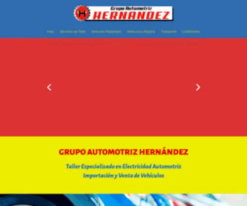 Hernandezimports.com(Grupo Automotriz Hernández) Screenshot