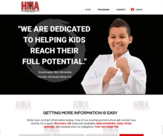 Hernandezkarate.com(Hernandez Martial Arts) Screenshot