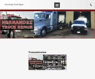 Hernandeztruckrepair.com(Hernandez Truck Repair Offers 24 Hour Road Service in El Paso) Screenshot