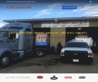 Hernandeztruckrepairs.com(Hernandez Truck Repair Offers 24 Hour Road Service in El Paso) Screenshot