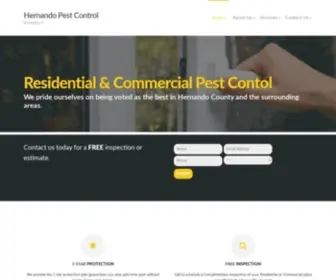 Hernandopestcontrol.com(Hernando Pest Control) Screenshot