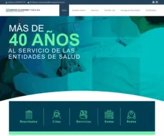 Hernanocazionez.com.co(Servicios de Salud) Screenshot