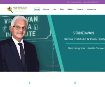 Herniaindia.com(Vrindavan Nursing Home) Screenshot