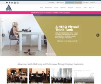 Hero-Health.org(HERO) Screenshot