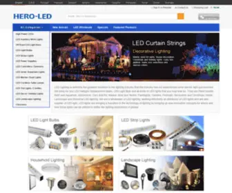 Hero-LedStore.com(LED Lighting) Screenshot