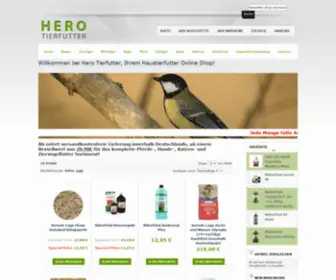 Hero-Tierfutter.de(Hero Tierfutter Shop) Screenshot