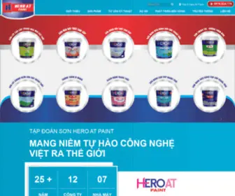 Heroatpaint.vn(Công Ty Cổ Phần Sơn Hero AT) Screenshot