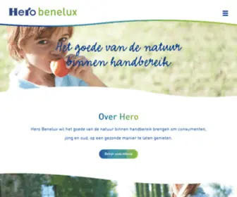 Herobenelux.nl(Hero Benelux) Screenshot