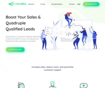 Herobot.app(Chatbot Marketing) Screenshot