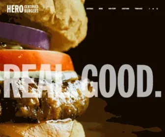 Heroburgers.com(Hero Certified Burgers) Screenshot