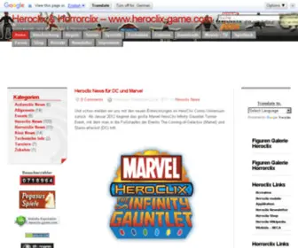 Heroclix-Game.com(Heroclix) Screenshot