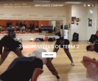 Herodancecompany.com(Hero Dance Co) Screenshot